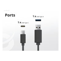 CONCEPTRONIC Ladegerät 2Port GaN USB-C/-A 20WPD3.0/PPS sw