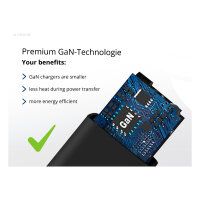 CONCEPTRONIC Ladegerät 4Port GaN 3xUSB-C/1xA100WPD3.0/PPS sw