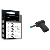 CONCEPTRONIC USB-C PD100W->HP 4.5x3.0mm Adap.18-20V sw