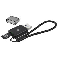 CONCEPTRONIC Kartenleser USB-A3.0->TF/Micro-SD3.0 schwarz