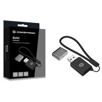 CONCEPTRONIC Kartenleser USB-A3.0->TF/Micro-SD3.0 schwarz