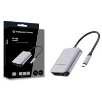CONCEPTRONIC Kartenleser USB-C3.2->SD/TF4.0/CFast2.0 schwarz