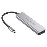 CONCEPTRONIC Dock USB-C->HDMI.2xUSB-A3.0.60WPD.+ 15cm gr
