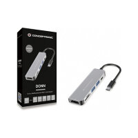 CONCEPTRONIC Dock USB-C->HDMI.2xUSB-A3.0.60WPD.+ 15cm gr