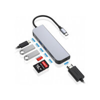 CONCEPTRONIC Dock USB-C->HDMI.2xUSB-A3.0.60WPD.+ 15cm gr