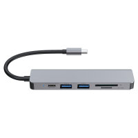 CONCEPTRONIC Dock USB-C->HDMI.2xUSB-A3.0.60WPD.+ 15cm gr
