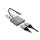 CONCEPTRONIC 4-1 Dock USB-C->2xHDMI/USB-A/100WPD 25cm gr