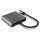 CONCEPTRONIC 4-1 Dock USB-C->2xHDMI/USB-A/100WPD 25cm gr