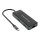 CONCEPTRONIC 7-1 Dock USB-C->2xHDMI/3xUSB-A/GbE/+ 25cm gr