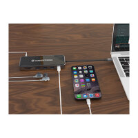CONCEPTRONIC 12-1 Dock USB-C->2xHDMI/3xUSB-A/AUX/+ 25cm gr