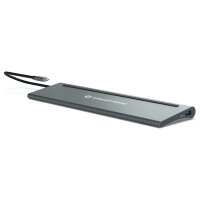 CONCEPTRONIC 12-1 Dock USB-C->2xHDMI/3xUSB-A/DP/+ 18cm gr