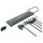 CONCEPTRONIC 12-1 Dock USB-C->2xHDMI/3xUSB-A/DP/+ 18cm gr