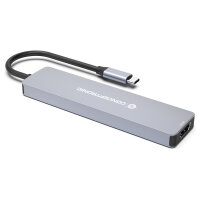 CONCEPTRONIC 7-1 Dock USB-C->HDMI/3xUSB-A/SD/TF/+ 25cm gr