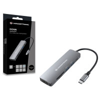 CONCEPTRONIC 6-1 Dock USB-C->HDMI/2xUSB-A/SD/TF/+ 15cm gr