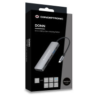 CONCEPTRONIC 6-1 Dock USB-C->HDMI/2xUSB-A/SD/TF/+ 15cm gr