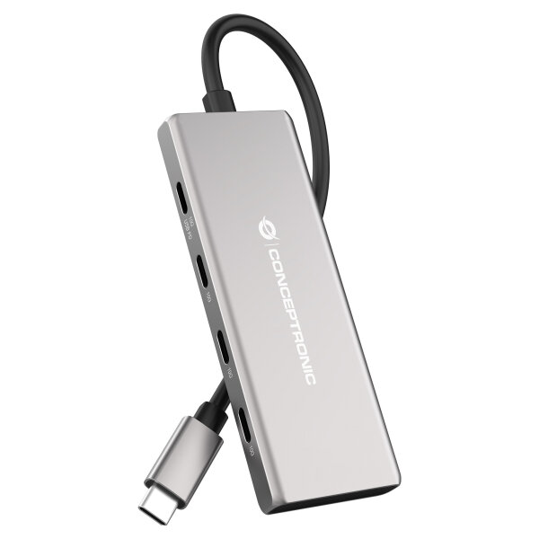 CONCEPTRONIC 7-1 Dock USB-C->3xUSB-C/3xUSB-A/+ 25cm gr