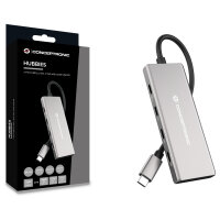 CONCEPTRONIC 7-1 Dock USB-C->3xUSB-C/3xUSB-A/+ 25cm gr