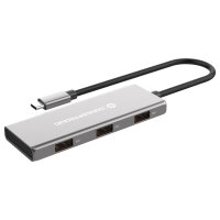 CONCEPTRONIC 7-1 Dock USB-C->3xUSB-C/3xUSB-A/+ 25cm gr