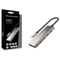 CONCEPTRONIC 4-1 Dock USB-C->2xUSB-C/2xUSB-A/100WPD...