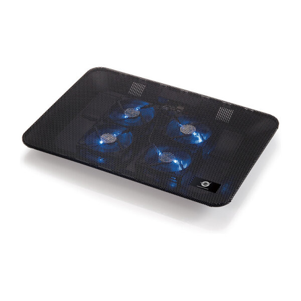 CONCEPTRONIC 4-Fan USB-A2.0 Laptop-Kühlpad 25Kg 15.6" sw