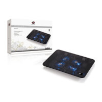 CONCEPTRONIC 4-Fan USB-A2.0 Laptop-Kühlpad 25Kg 15.6" sw