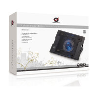 CONCEPTRONIC 1-Fan USB-A2.0 Laptop-Kühlpad 40Kg ERGO 17" sw