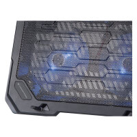 CONCEPTRONIC 2-Fan USB-A2.0 Laptop-Kühlpad 25Kg 15.6" sw