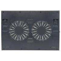 CONCEPTRONIC 2-Fan USB-A2.0 Laptop-Kühlpad 30Kg 17" sw