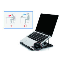CONCEPTRONIC Laptop-Kühlpad 50Kg ERGO 15.6" sw