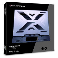 CONCEPTRONIC Laptop-Kühlpad 50Kg ERGO 15.6" gr