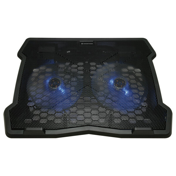 CONCEPTRONIC 2-Fan USB-A2.0 Laptop-Kühlpad 5Kg 15.6" sw