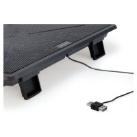 CONCEPTRONIC 1-Fan USB-A2.0 Laptop-Kühlpad 5Kg 15.6" sw