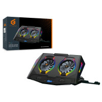 CONCEPTRONIC 2-Fan USB-A2.0 Laptop-Kühlpad 40Kg RGB...