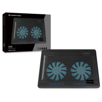CONCEPTRONIC 2-Fan USB-A2.0 Laptop-Kühlpad 3Kg 15.6" sw