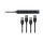 CONCEPTRONIC 4-Port Hub USB-A2.0->4xA2.0 schlank o.Netz. sw