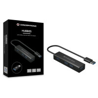 CONCEPTRONIC 4-Port Hub USB-A3.0/-C Adap.->4xA3.0...