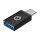 CONCEPTRONIC 4-Port Hub USB-A3.0/-C Adap.->4xA3.0 o.Netz. sw