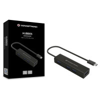 CONCEPTRONIC 4-Port Hub USB-C3.2Gen1->4xA3.0 o.Netz. sw
