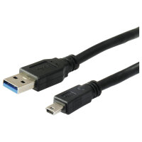 CONCEPTRONIC 4-Port Hub USB-A3.0/Mini-B ->4xA3.0 o.Netz. sw