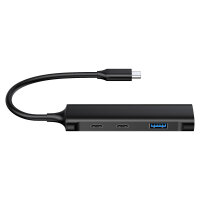CONCEPTRONIC 4-Port Hub USB-C3.2Gen1->2xA3.0/2xC o.Netz. sw