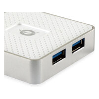 CONCEPTRONIC 4-Port Hub USB Micro-B->4xA3.0 m.Netz. ws