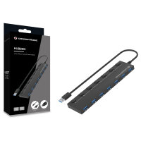 CONCEPTRONIC 7-Port Hub USB-A3.0->7xA3.2Gen1/DC m.Netz. sw