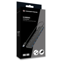 CONCEPTRONIC 7-Port Hub USB-A3.0->7xA3.2Gen1/DC m.Netz. sw
