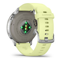 Garmin Venu 4 45mm Silikon-Armb. grau/silber/zitron