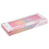 Deltaco Gaming Tastatur USB, RGB pink