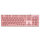 Deltaco Gaming Tastatur USB, RGB pink