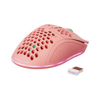 Deltaco Gaming Maus wireless, RGB pink