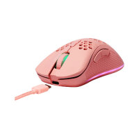 Deltaco Gaming Maus wireless, RGB pink