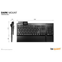 be quiet! Dark Mount Silent Linear Gaming Tastatur USB DE QWERTZ