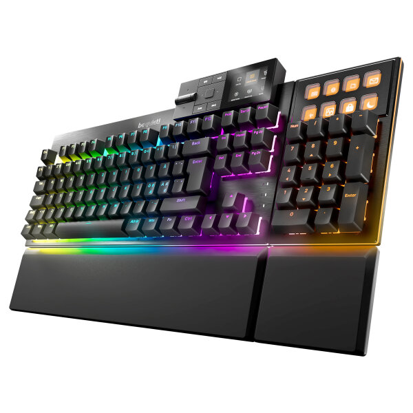 be quiet! Dark Mount Silent Tactile Gaming Tastatur USB DE RGB